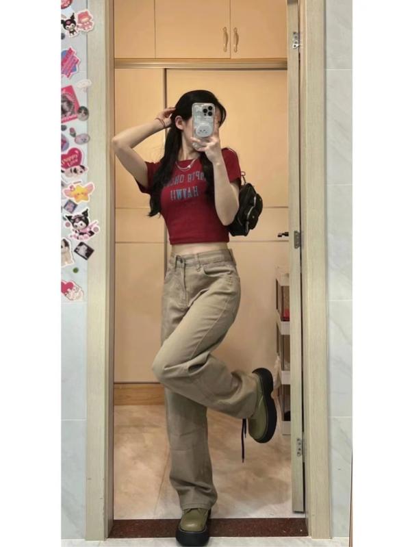 美式风情，红色穿搭篇